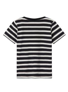 T-shirt Name It Dike Noir pour Garçon