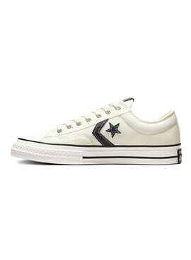 Sneakers Converse Star Player 76 toile blanche pour enfants
