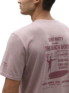 T-shirt Ecoalf Surfin Marron Pour Homme