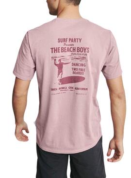 T-shirt Ecoalf Surfin Marron Pour Homme