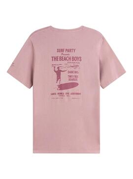 T-shirt Ecoalf Surfin Marron Pour Homme