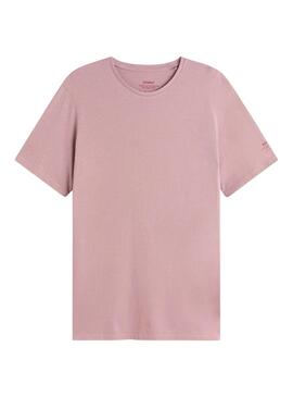 T-shirt Ecoalf Surfin Marron Pour Homme