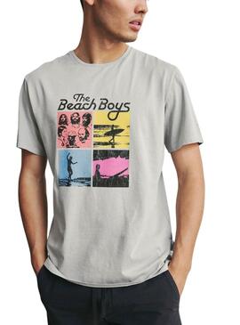 T-shirt Ecoalf Tournesol Gris Pour Homme