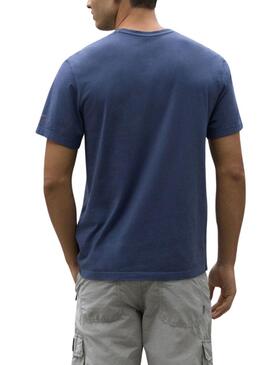 T-shirt Bleu Marine Ecoalf pour Homme
