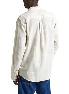 Chemise Pepe Jeans Pamphill à rayures pour homme