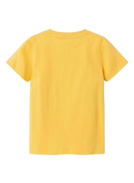 T-shirt Name It Freddis Jaune pour garçon