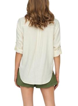 Chemise Only Yasmin Blanc Pour femme