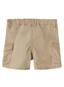 Bermudes Name It Ben Baggy brun pour enfant