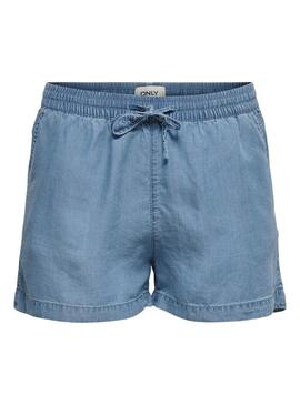 Short Only Pema en Denim Clair Pour Femme