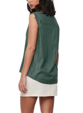 Top Only Kimmi Vert pour Femme