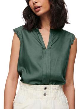 Top Only Kimmi Vert pour Femme