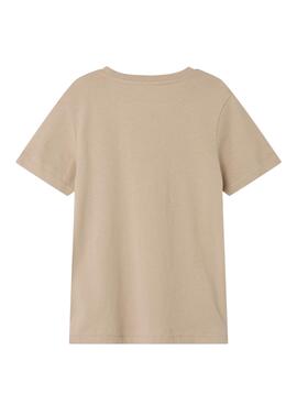 T-shirt Name It Holasse Beige Pour Enfant