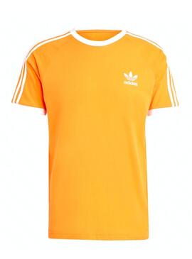 Maillot Adidas à rayures orange