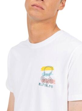 T-shirt El Pulpo Comic blanc pour homme