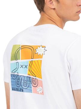 T-shirt El Pulpo Comic blanc pour homme