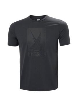 T-shirt Helly Hansen HP Race anthracite pour homme