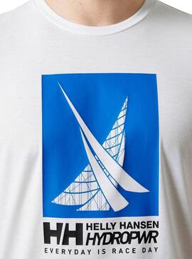 T-shirt Helly Hansen HP Race blanc pour homme