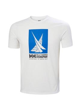 T-shirt Helly Hansen HP Race blanc pour homme