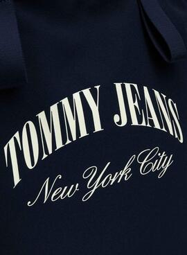 Sac Tommy Jeans Hot Summer Tote Marine pour Femme