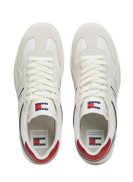 Chaussures Tommy Jeans Cupsole blanches pour homme