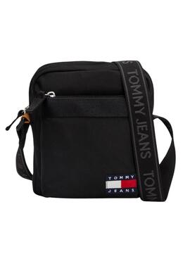 Sac Tommy Jeans Reporter Essential Daily noir pour homme