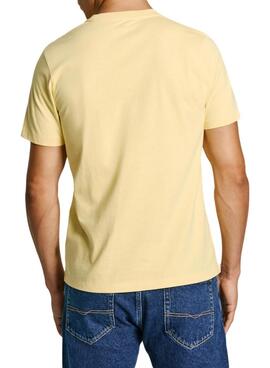 Maillot Pepe Jeans Abel jaune pour homme