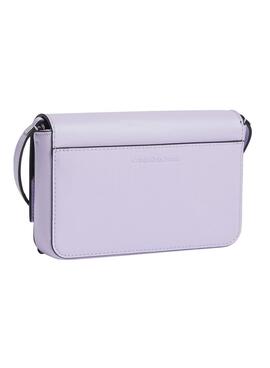 Sac bandoulière Calvin Klein Jeans Sculpted Phone mauve