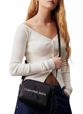 Sac Calvin Klein Jeans Sculpted Camera noir pour femme