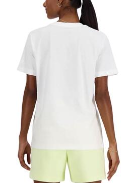 T-shirt New Balance Density Blanc pour Femme