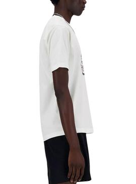 T-shirt New Balance Relaxed Blanc Pour Homme