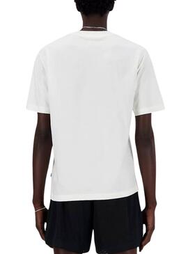 T-shirt New Balance Relaxed Blanc Pour Homme