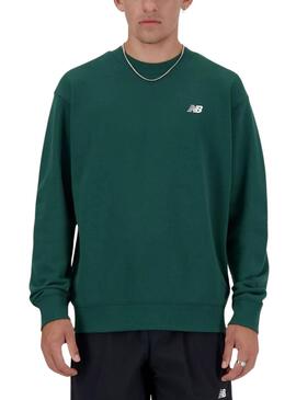 Sweat à capuche New Balance Essentials vert pour homme