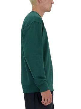Sweat à capuche New Balance Essentials vert pour homme