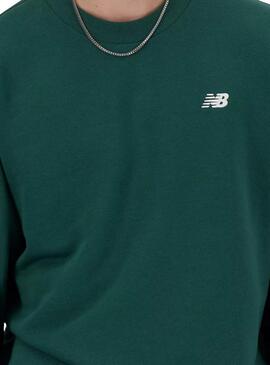 Sweat à capuche New Balance Essentials vert pour homme