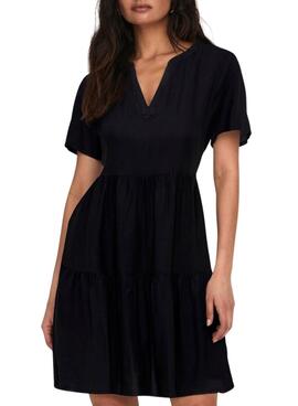 Robe noire Only Zally pour femme