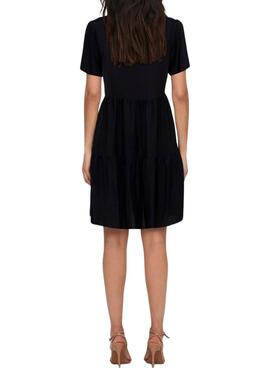 Robe noire Only Zally pour femme