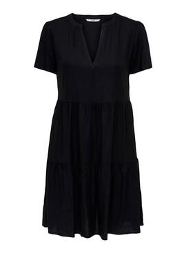 Robe noire Only Zally pour femme