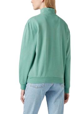 Sweat à capuche Levis Everyday vert pour femme