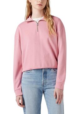 Sweat à capuche Levis Everyday rose pour femme