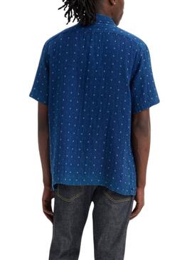 Chemise Levi's The Sunset Camp bleue pour homme