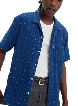 Chemise Levi's The Sunset Camp bleue pour homme