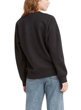 Sweat-shirt Levis Leopard noir pour femme