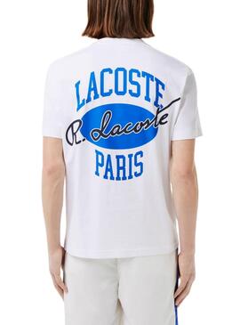 Maillot Lacoste Heritage Blanc Pour Homme