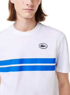 Maillot Lacoste Heritage Blanc Pour Homme