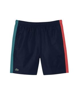Short Lacoste courte marine pour homme