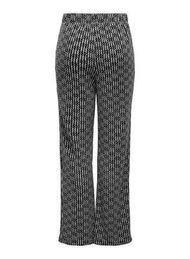 Pantalon noir Only Tove pour femme