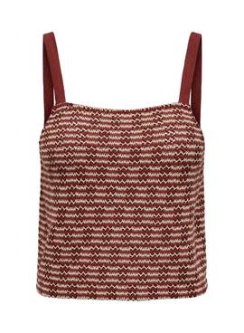 Haut Only Tove rouge pour femme