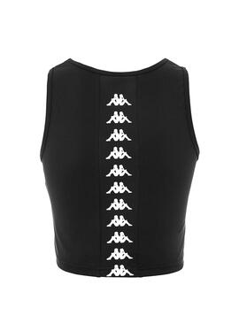 Top Kappa Birmi Noire Femme 