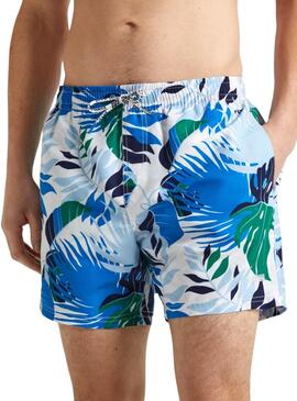 Maillot Pepe Jeans Leaf Bleu Pour Homme