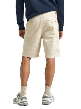 Shorts Pepe Jeans Regular Beige pour Homme